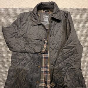 L.L.Bean Quilted Jacket in Black